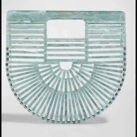 Cult Gaia Ark SEASPRAY color Acrylic Top Handle Bag - Picture 3 of 12